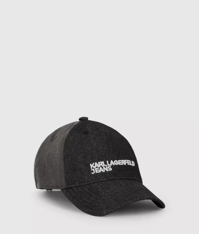 To-farget mørk denimcap