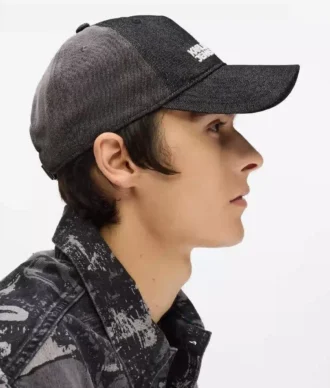 To-farget mørk denimcap