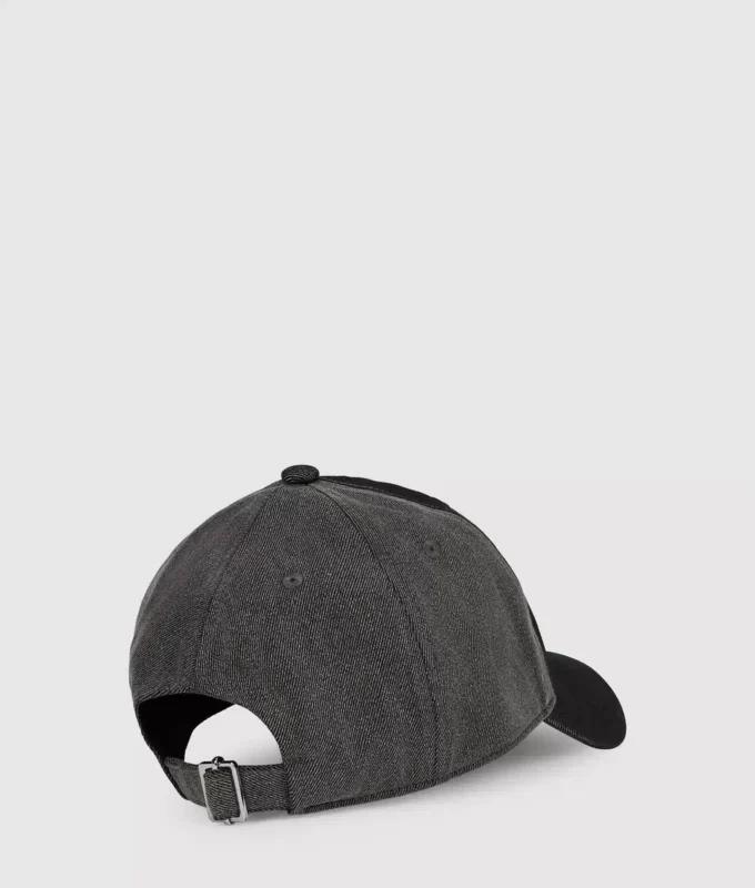 To-farget mørk denimcap