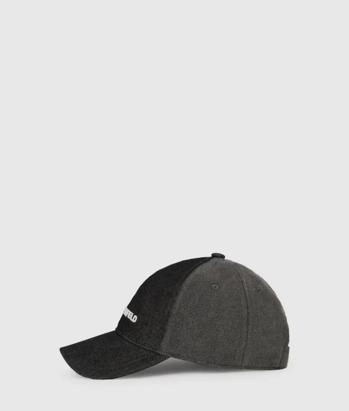To-farget mørk denimcap