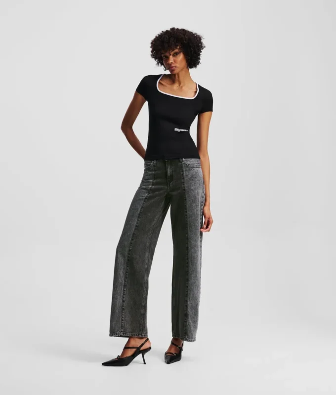 TOFARGET MID-RISE RELAXED JEANS