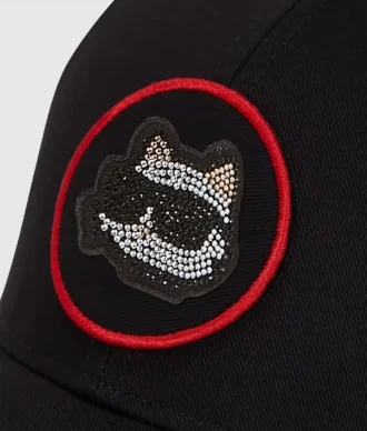 Transformerbar Ikon-cap med rhinestones