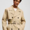 TRENCHCOAT MED HETTE