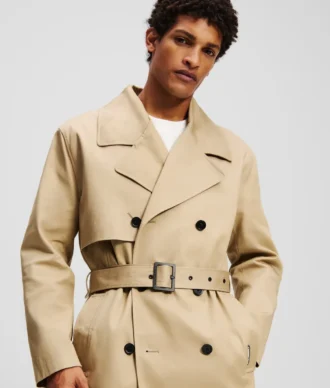 TRENCHCOAT MED HETTE