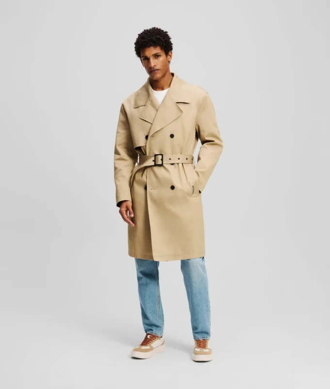 TRENCHCOAT MED HETTE