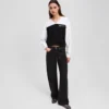 V-HALS SWEATSHIRT