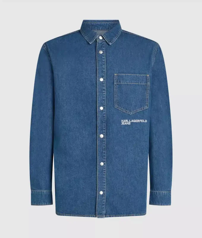 Vanlig denimskjorte