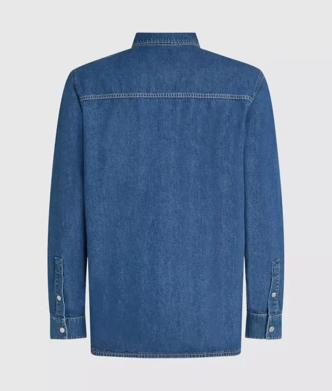 Vanlig denimskjorte