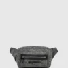 Vaskede denim belteveske