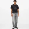 Vasket jeans med rett passform
