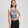 VASKET RIBBET TANKTOPP