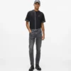 Vasket slim jeans