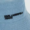 Vendbar denim-bøttehatt