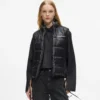 Vendbar vattert vest
