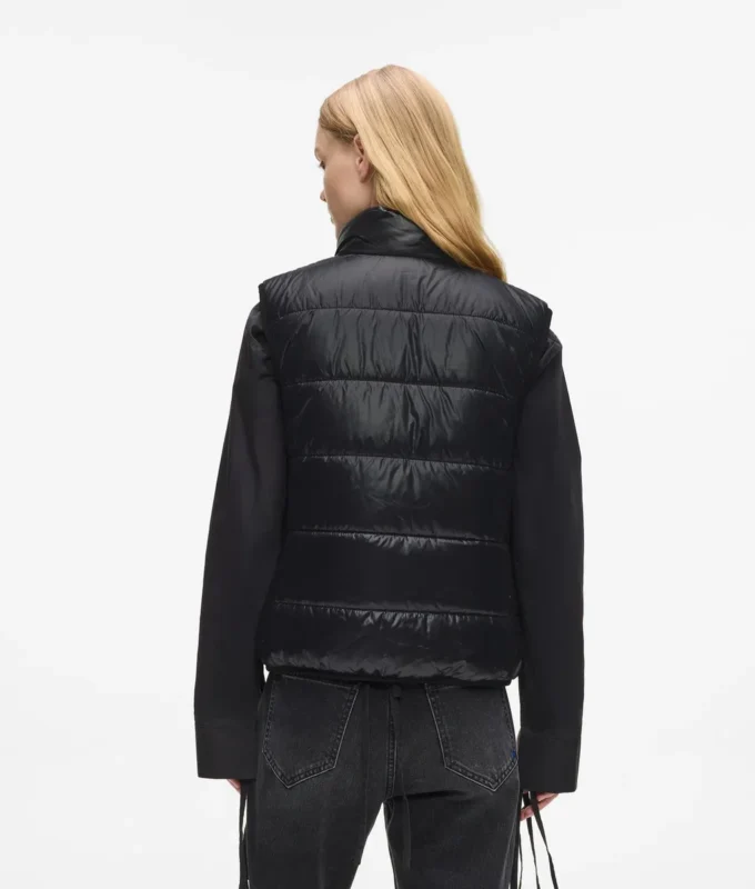Vendbar vattert vest