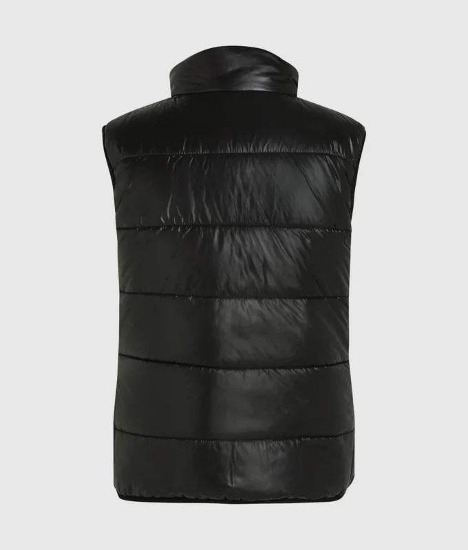Vendbar vattert vest