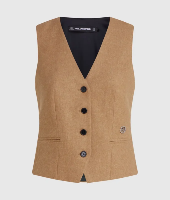 Vest i ullblanding