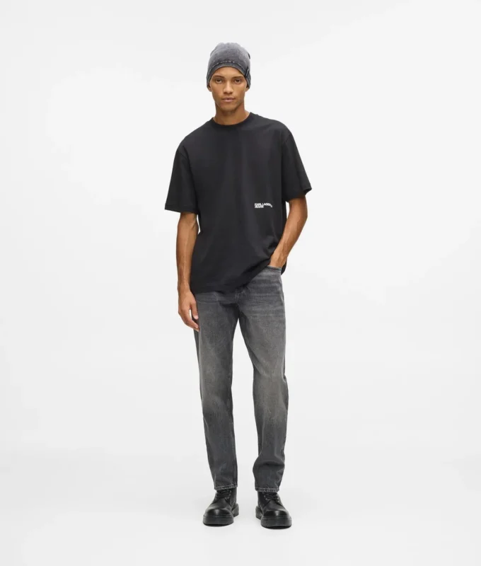 Vintagevaskede, avsmalnende jeans