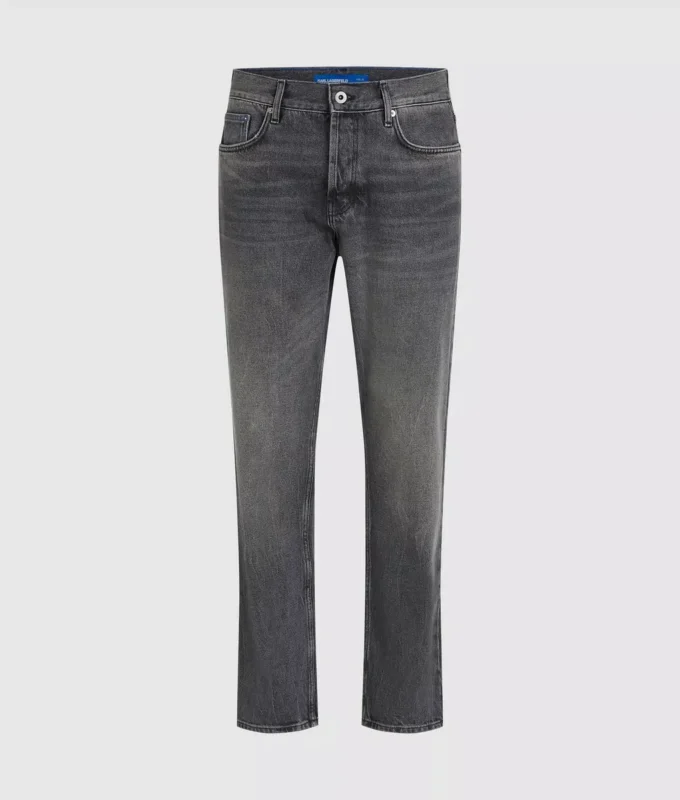 Vintagevaskede, avsmalnende jeans