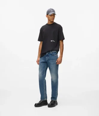 Vintagevaskede, rette jeans