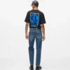 Vintagevaskede, rette jeans