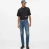 Vintagevaskede, rette jeans
