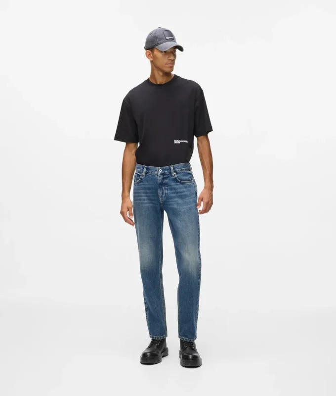 Vintagevaskede, rette jeans
