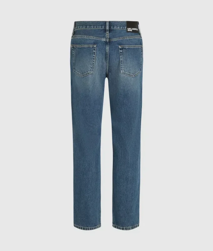Vintagevaskede, rette jeans