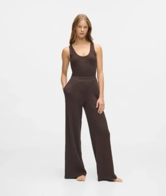 Waffle loungewear-bukser