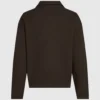 Waffle loungewear polo