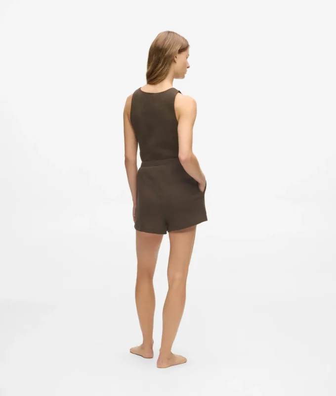 Waffle loungewear shorts