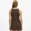 Waffle loungewear tank top